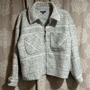 Curvy Crop Shacket 2x